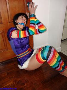 www.bondagedivas.com - Rainbow Bright Cosplay Fun! New 7/22/21 thumbnail